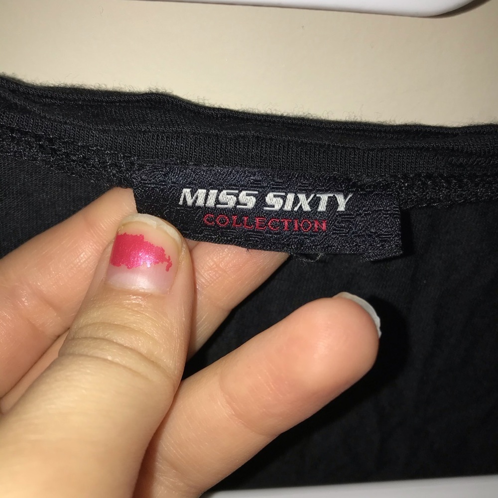 VINTAGE MISS SIXTY RHINESTONE TOP - Picture 4 of 4